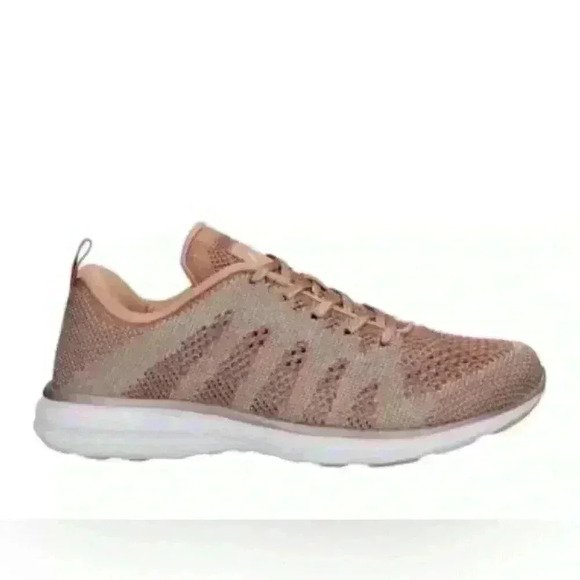 APL Athletic TechLoom Propulsion Labs Pro Womens Rose Gold Sneakers Size 8 - Picture 1 of 16